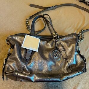 Silver Michael Kors Crossbody
